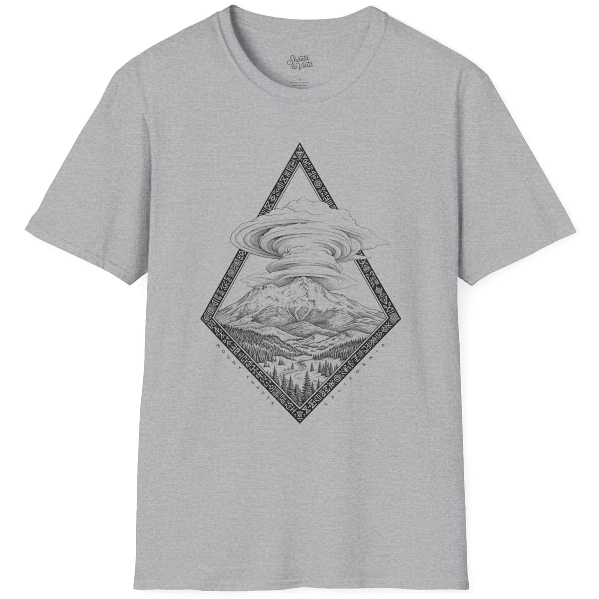 Mount Shasta Lenticular Clouds T-Shirt