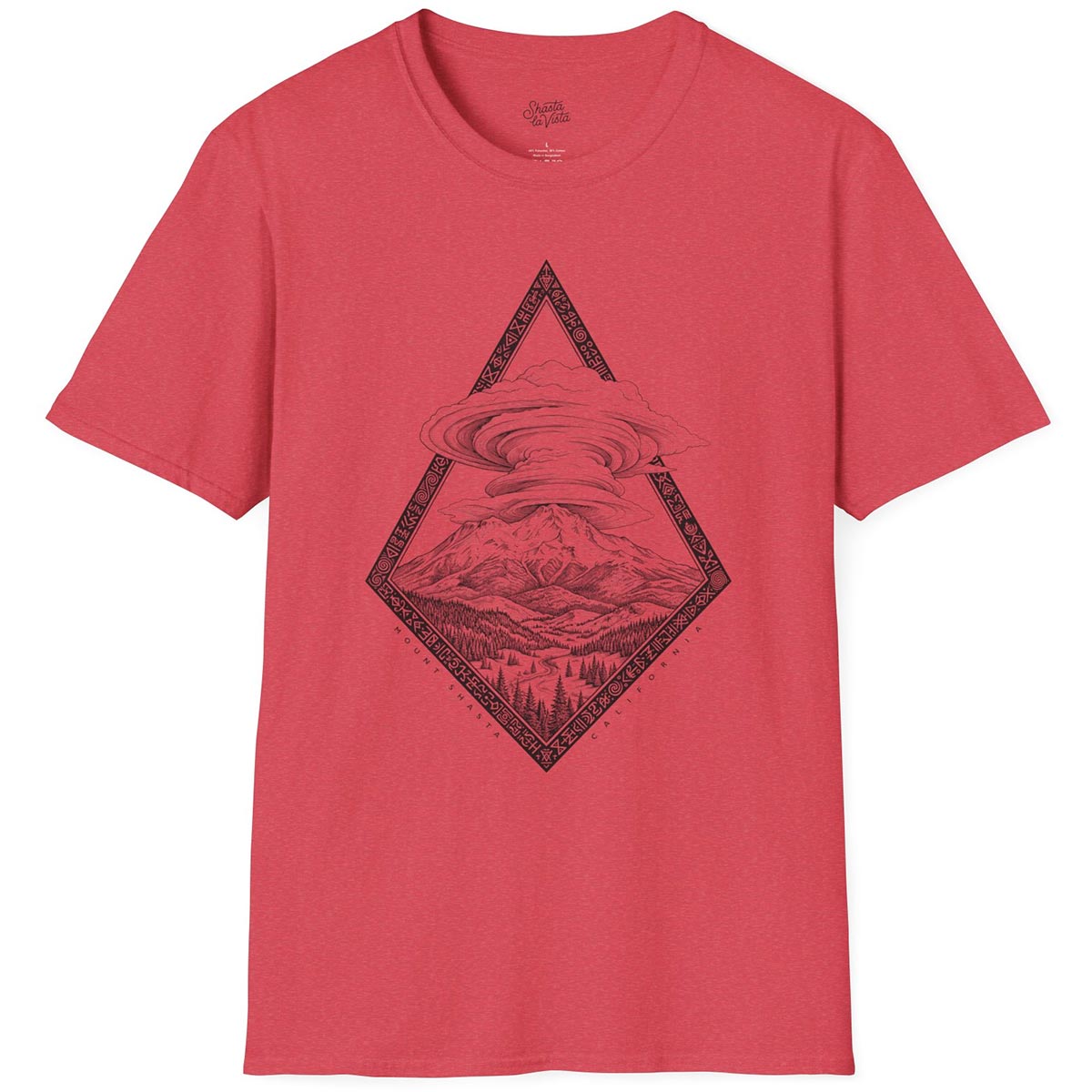 Mount Shasta Lenticular Clouds T-Shirt