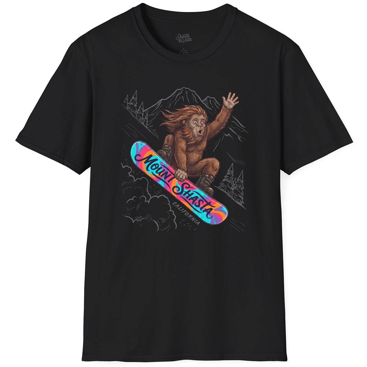 Snowboarder Bigfoot T-Shirt