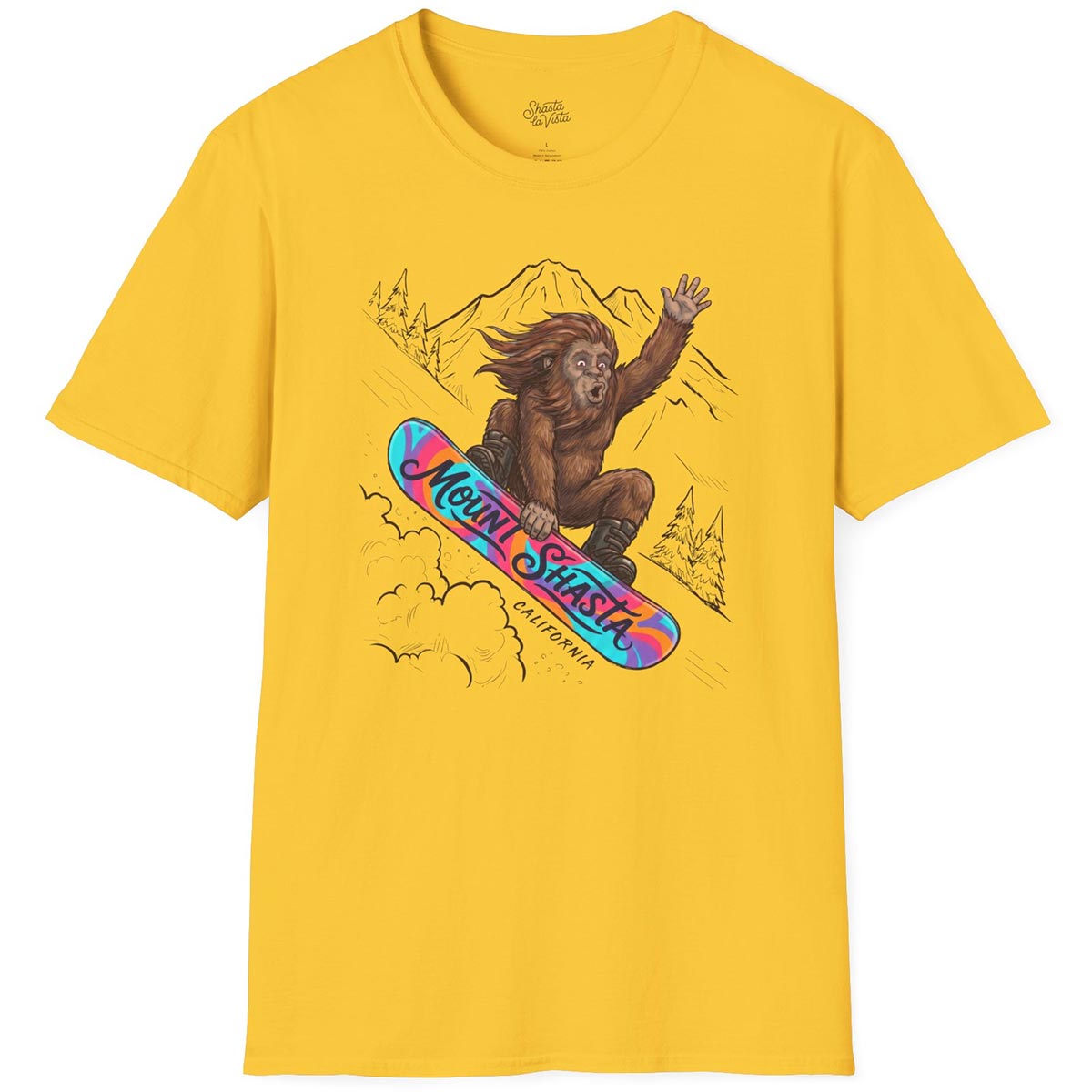 Snowboarder Bigfoot T-Shirt