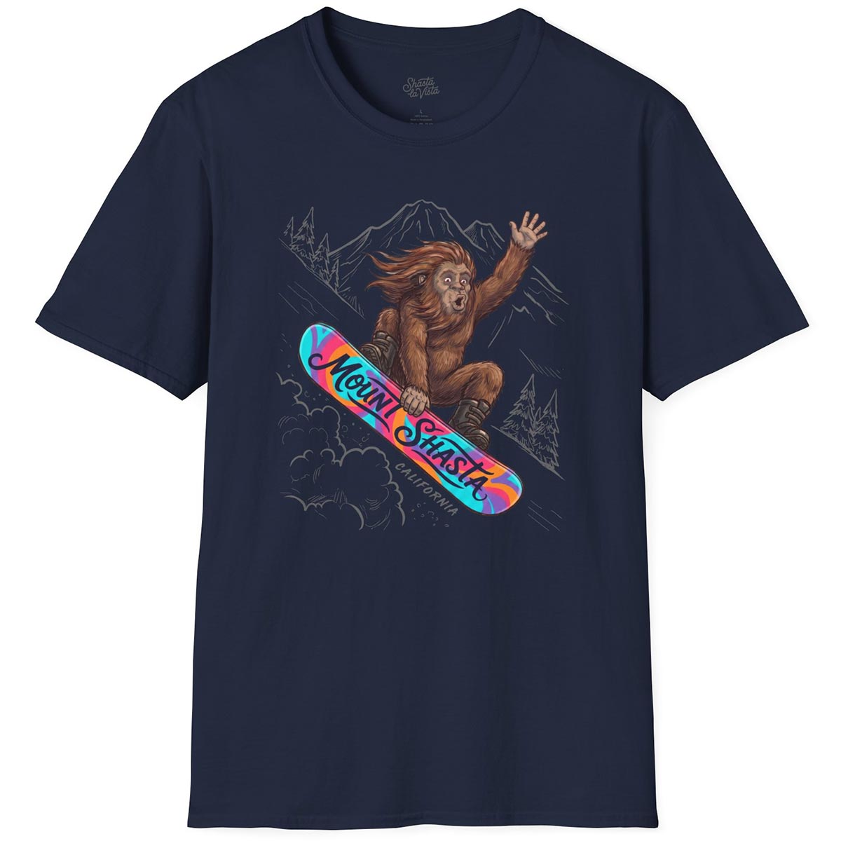 Snowboarder Bigfoot T-Shirt