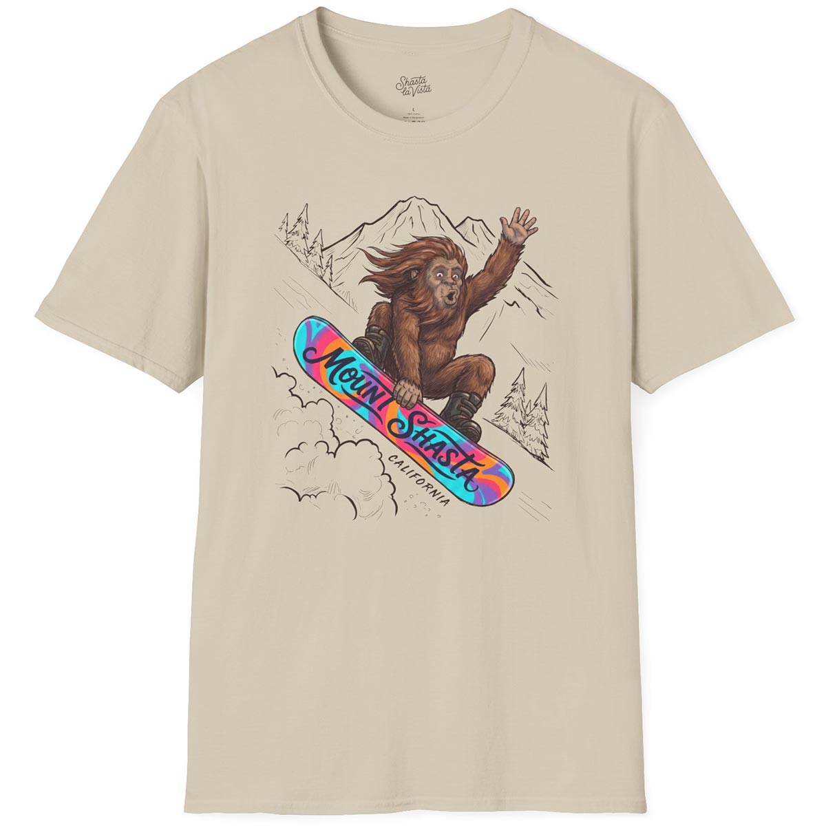 Snowboarder Bigfoot T-Shirt