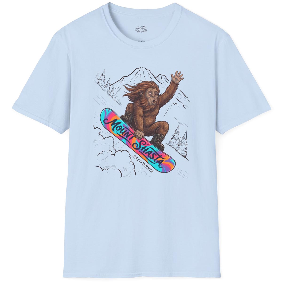 Snowboarder Bigfoot T-Shirt