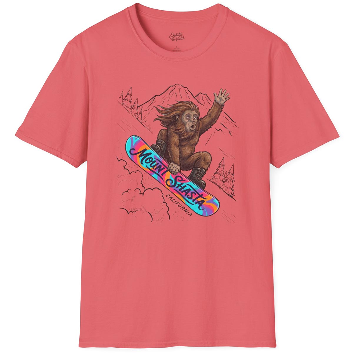 Snowboarder Bigfoot T-Shirt
