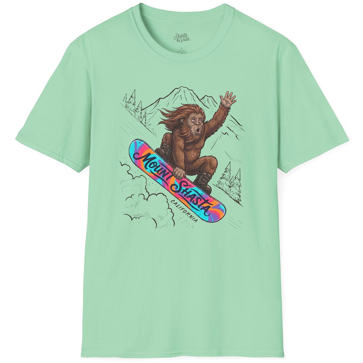 Snowboarder Bigfoot T-Shirt
