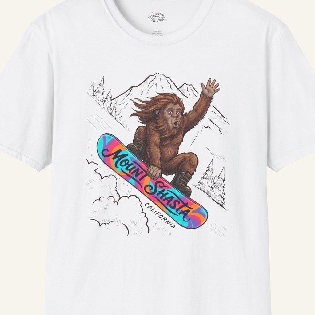Snowboarder Bigfoot T-Shirt