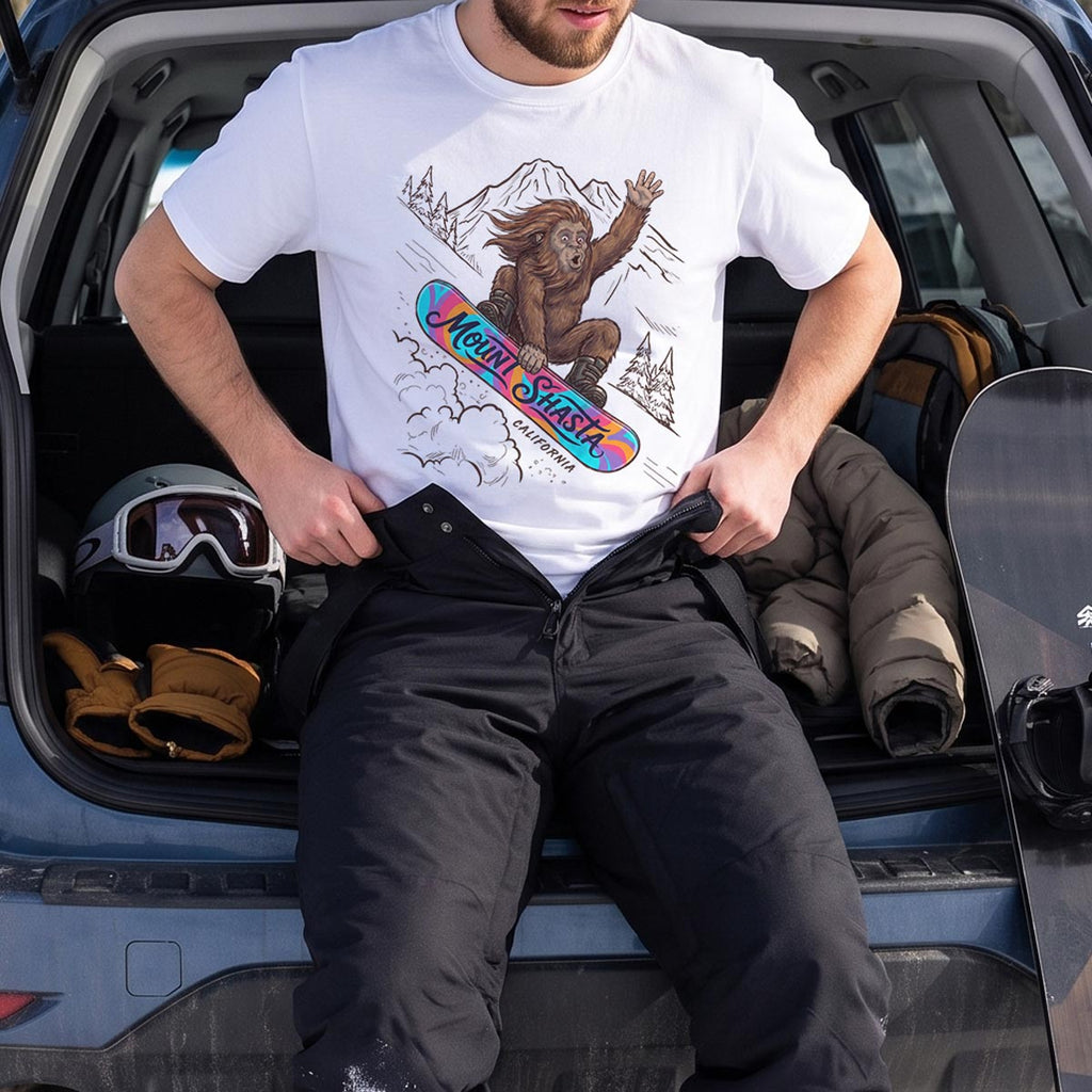 Snowboarder Bigfoot T-Shirt