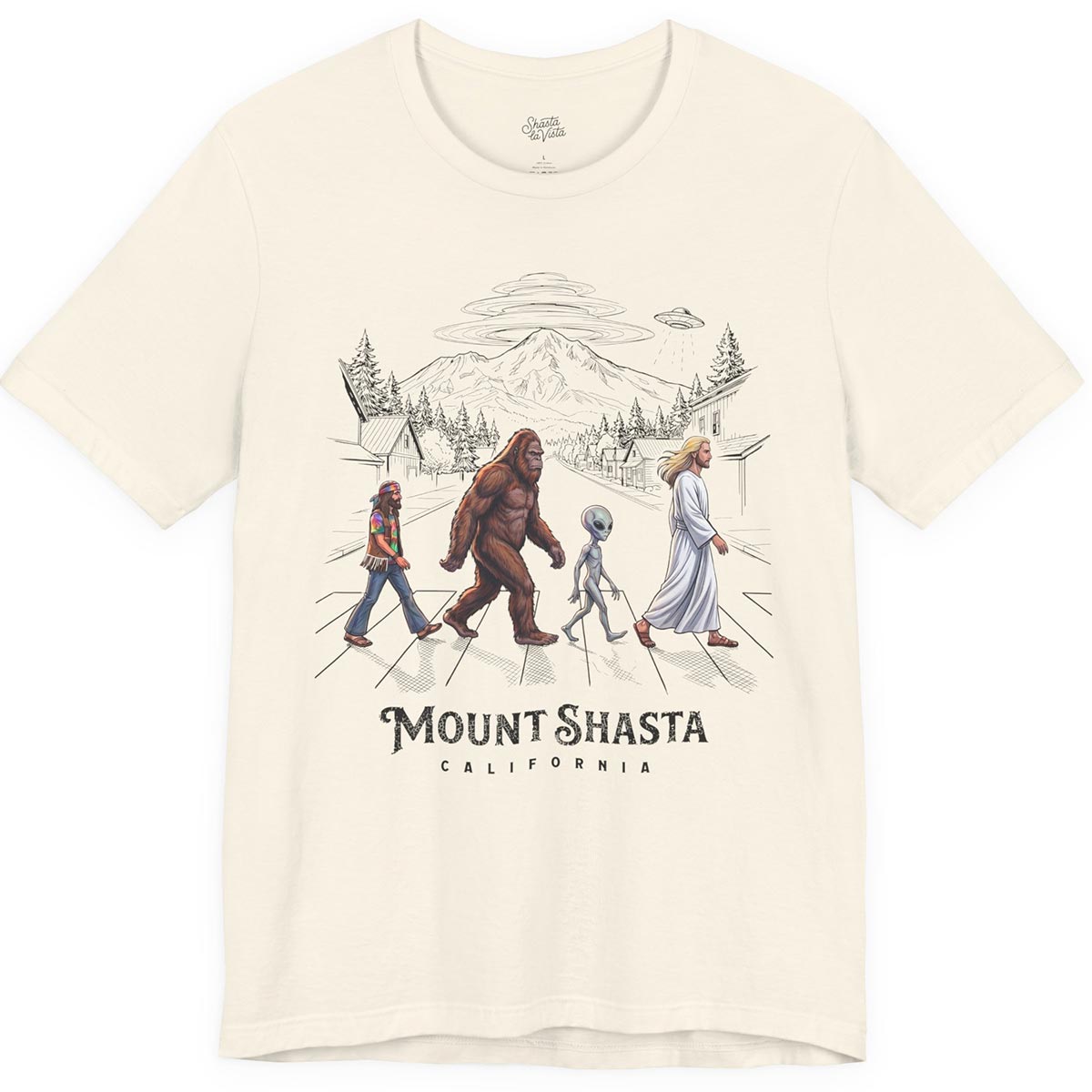 Mount Shasta Crosswalk T-Shirt