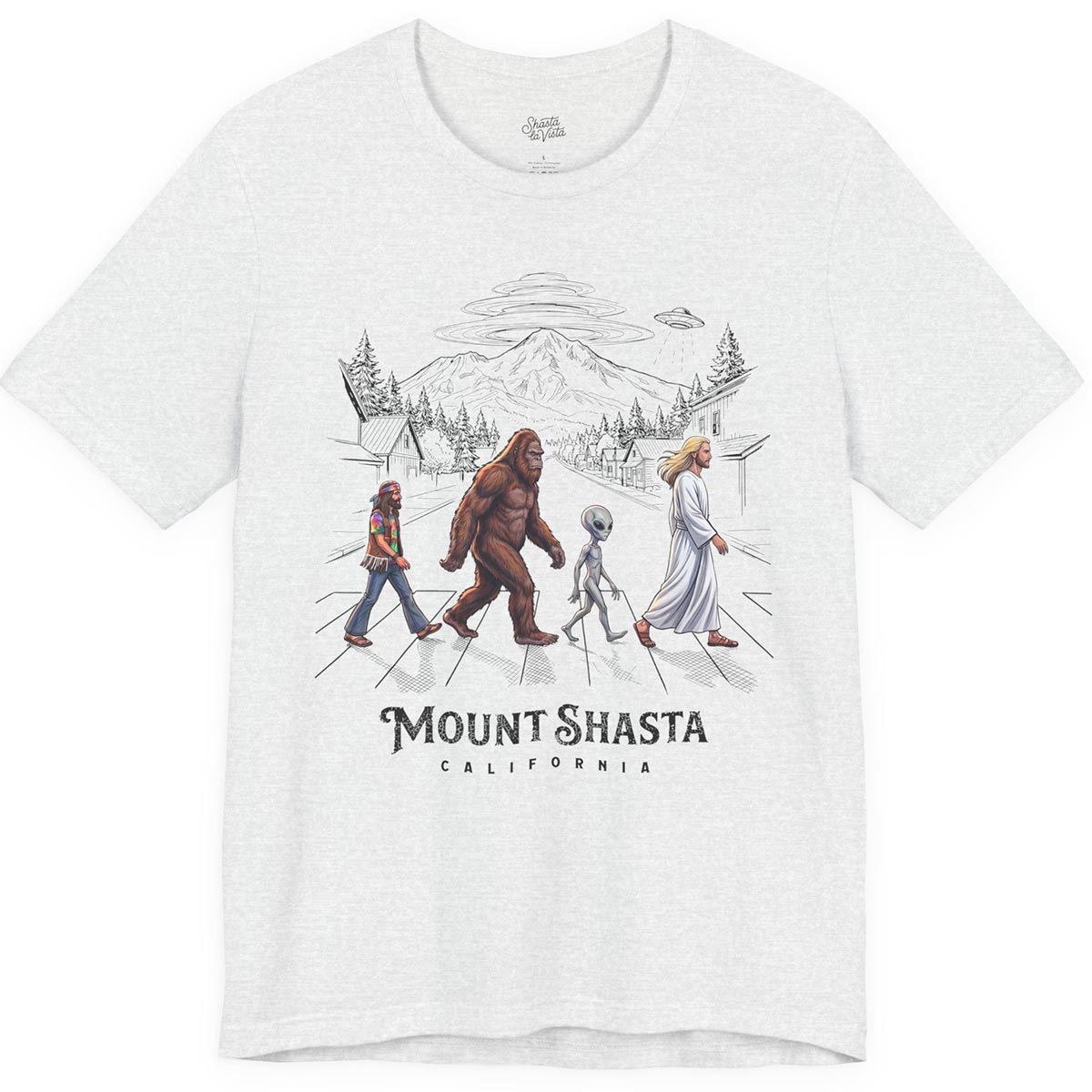 Mount Shasta Crosswalk T-Shirt