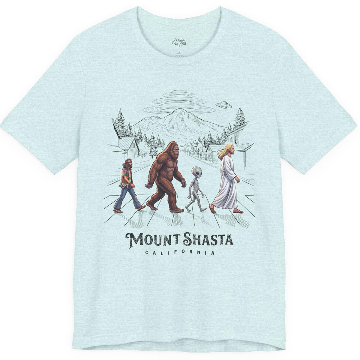 Mount Shasta Crosswalk T-Shirt