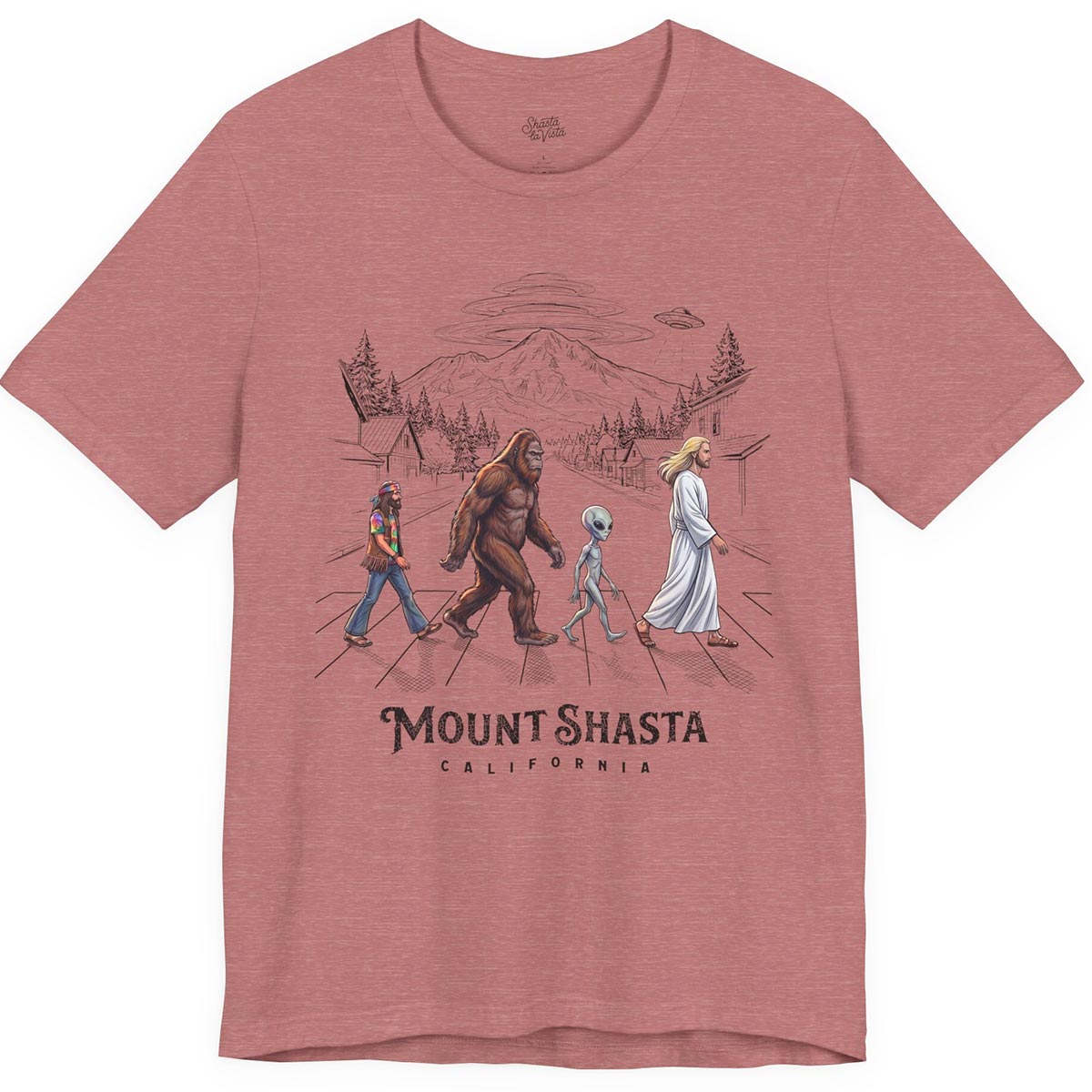 Mount Shasta Crosswalk T-Shirt