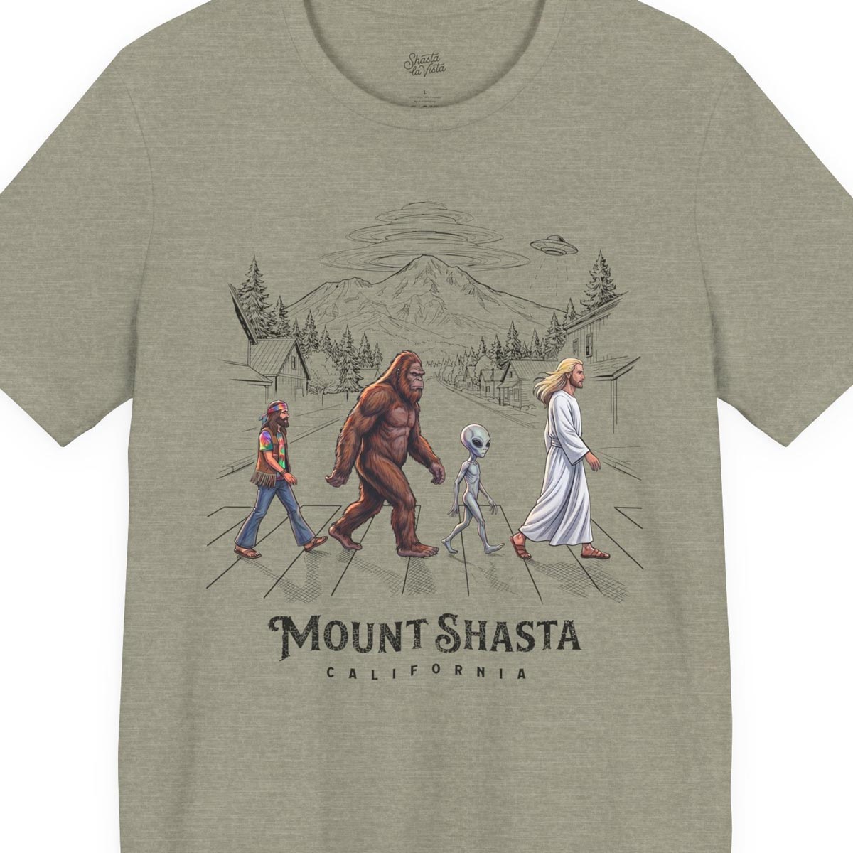 Mount Shasta Crosswalk T-Shirt