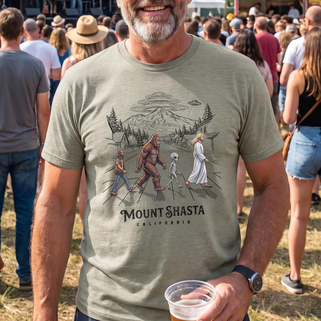 Mount Shasta Crosswalk T-Shirt