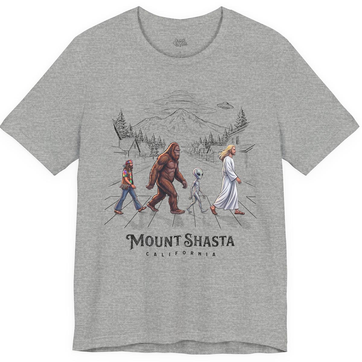 Mount Shasta Crosswalk T-Shirt