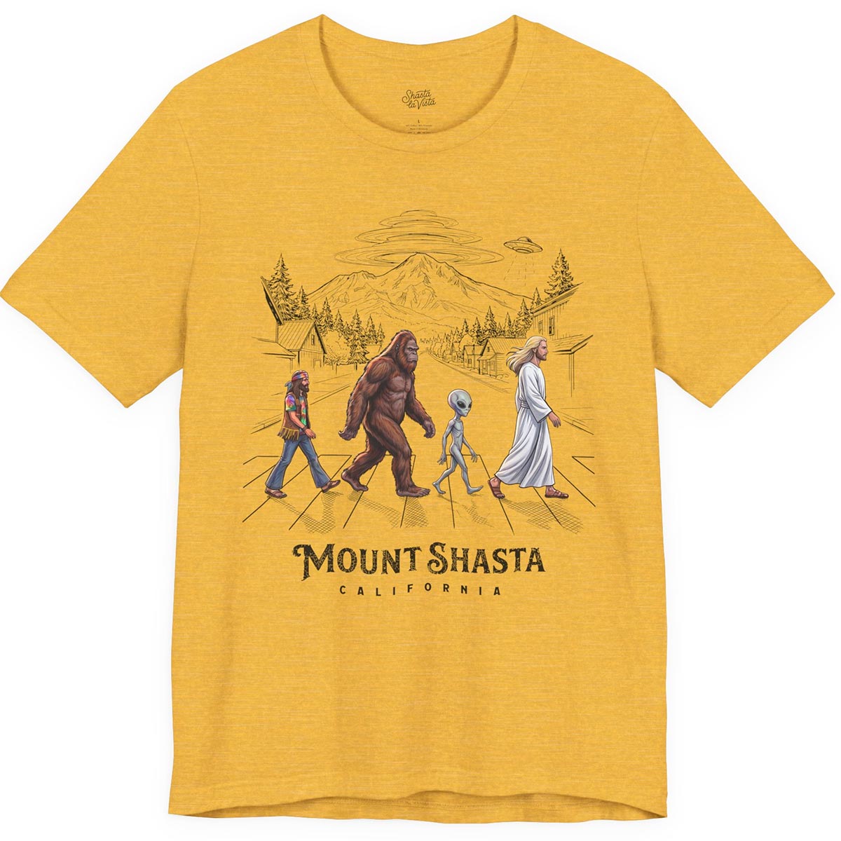 Mount Shasta Crosswalk T-Shirt