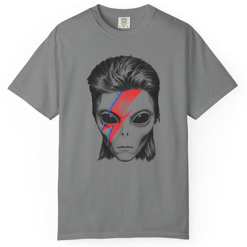 Alien Lightning Bolt Bowie-Inspired T-Shirt