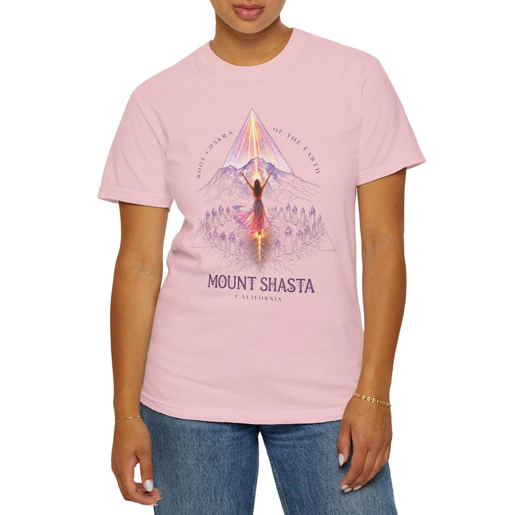 Mount Shasta Root Chakra of the Earth T-Shirt