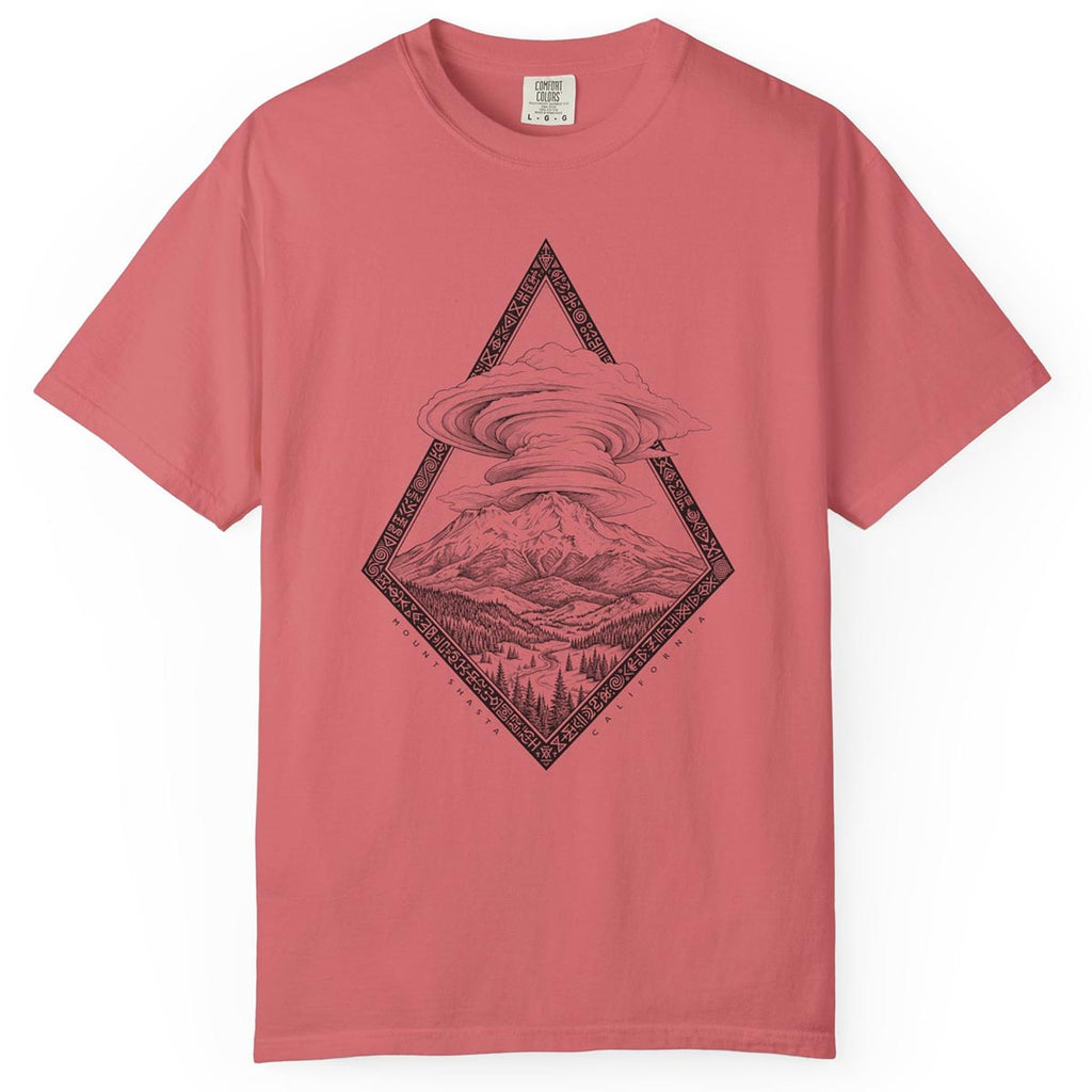Mount Shasta Lenticular Clouds T-Shirt