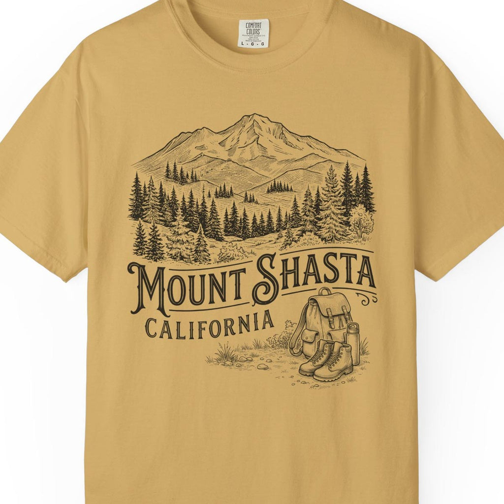 Mount Shasta California Hiking T-Shirt