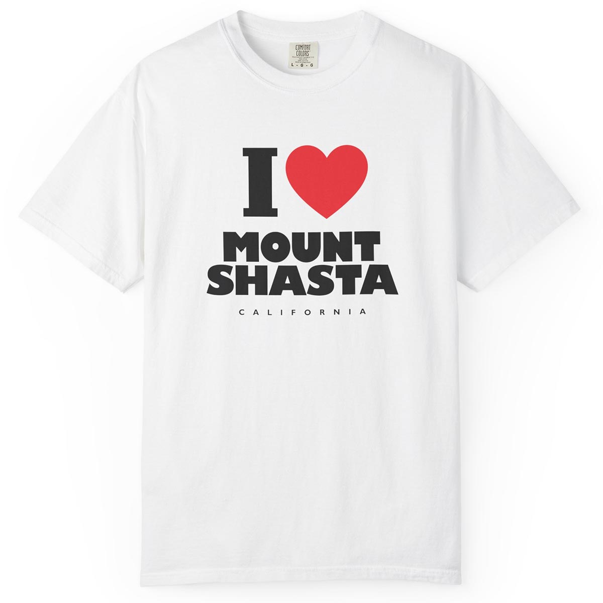 I Love Mount Shasta California T-Shirt