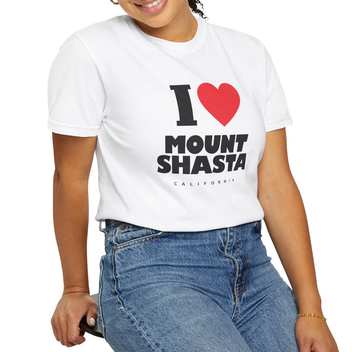 I Love Mount Shasta California T-Shirt