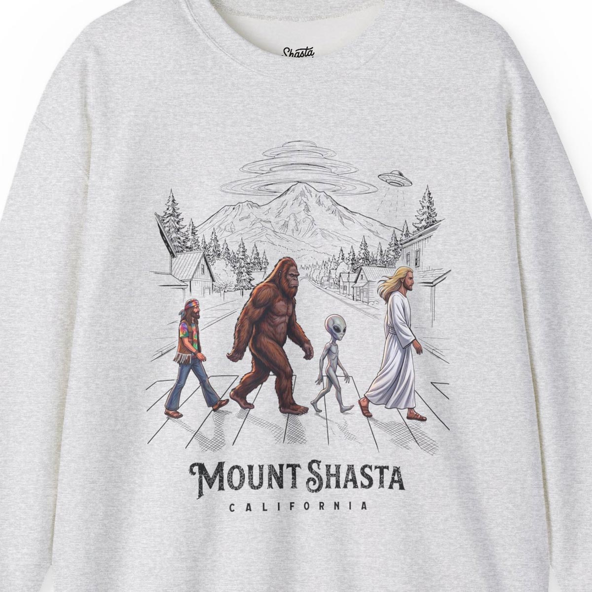Mount Shasta Legends Crosswalk Sweatshirt