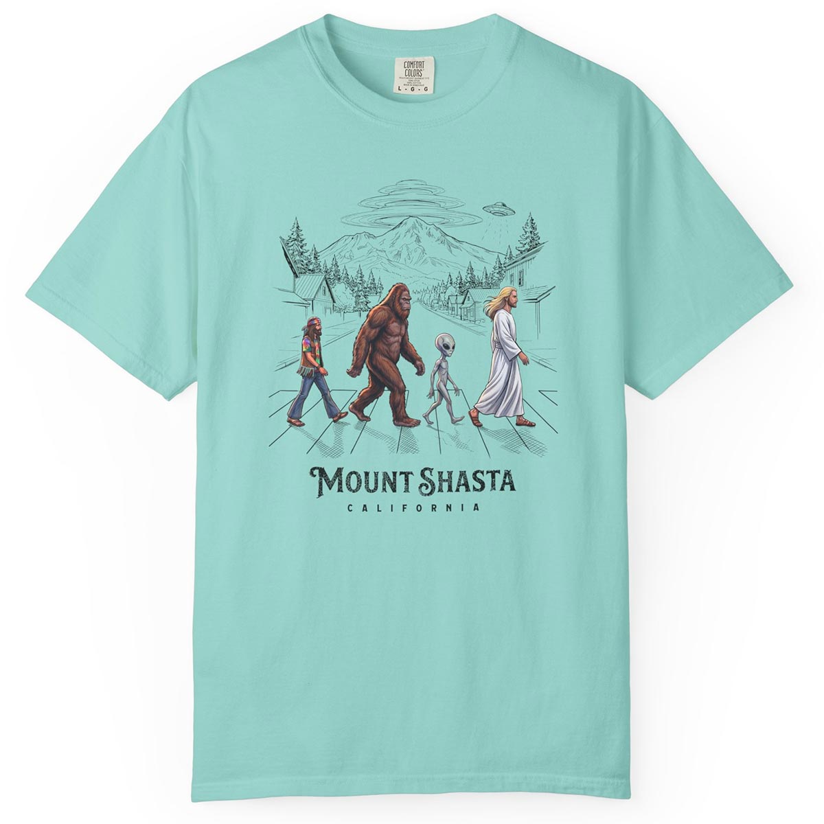 Mount Shasta Legends Crosswalk T-Shirt