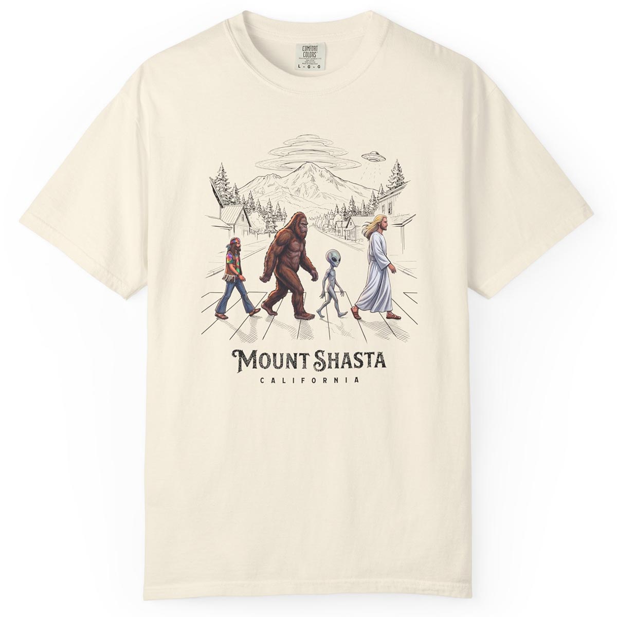 Mount Shasta Legends Crosswalk T-Shirt