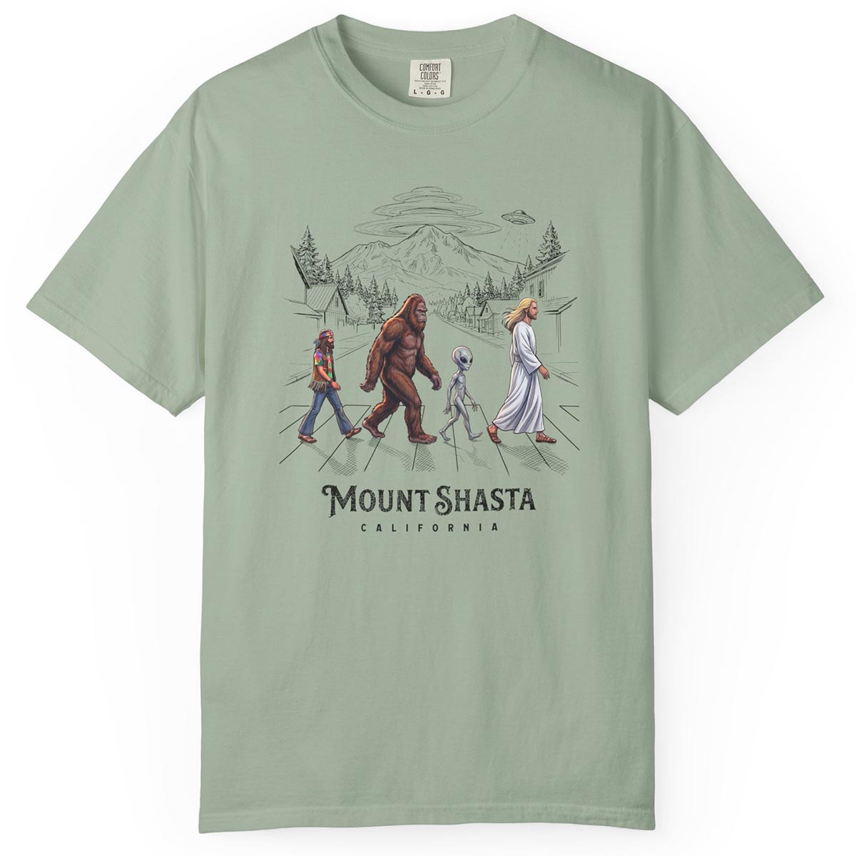 Mount Shasta Legends Crosswalk T-Shirt