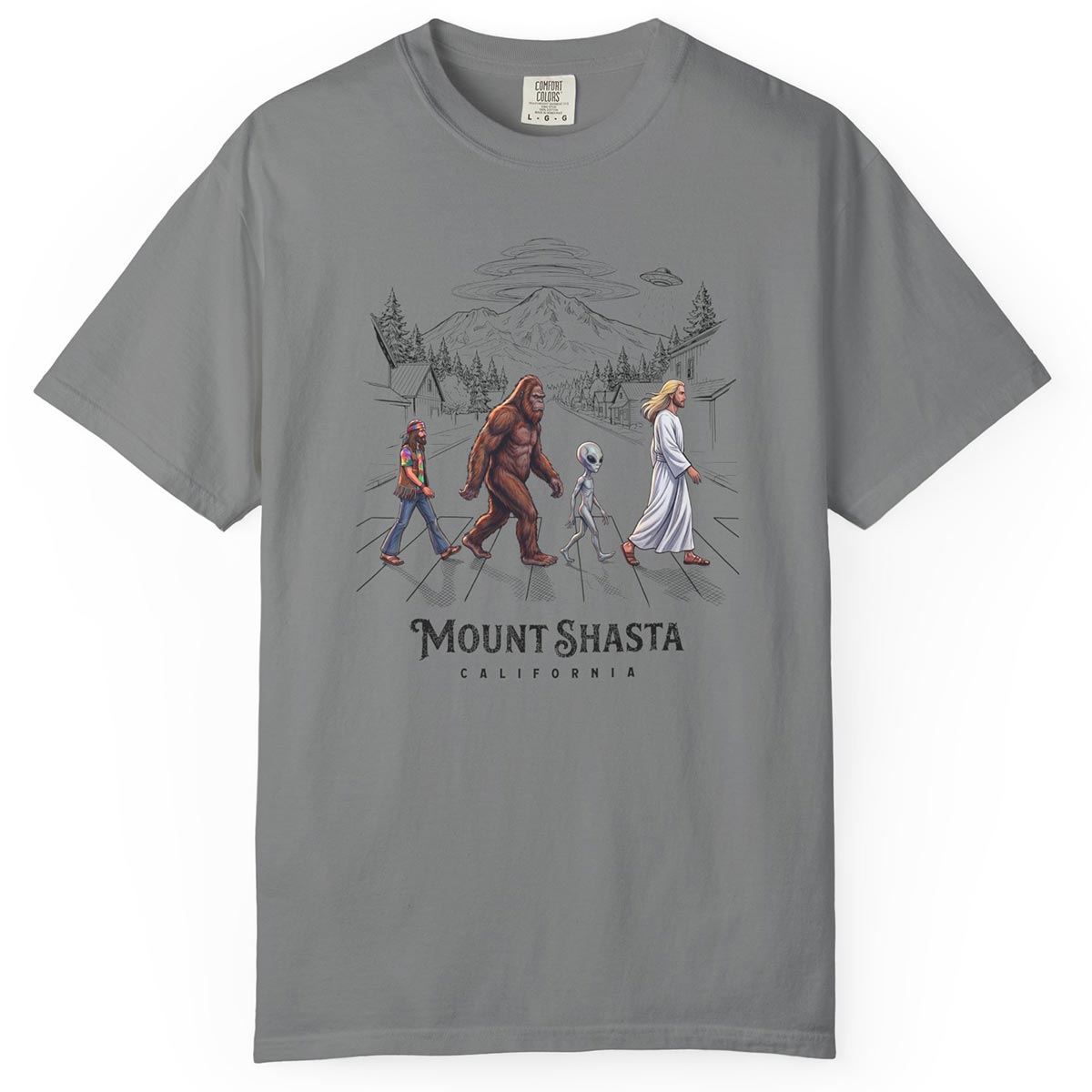 Mount Shasta Legends Crosswalk T-Shirt