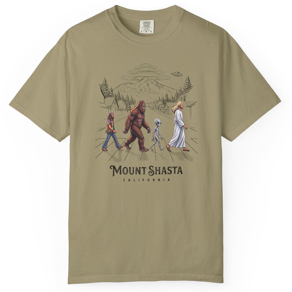 Mount Shasta Legends Crosswalk T-Shirt