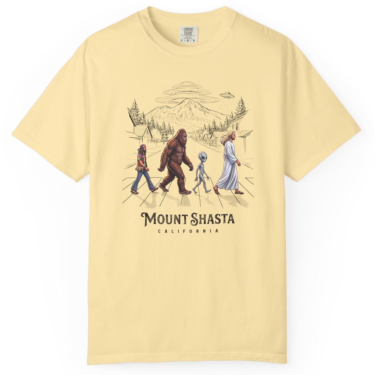 Mount Shasta Legends Crosswalk T-Shirt
