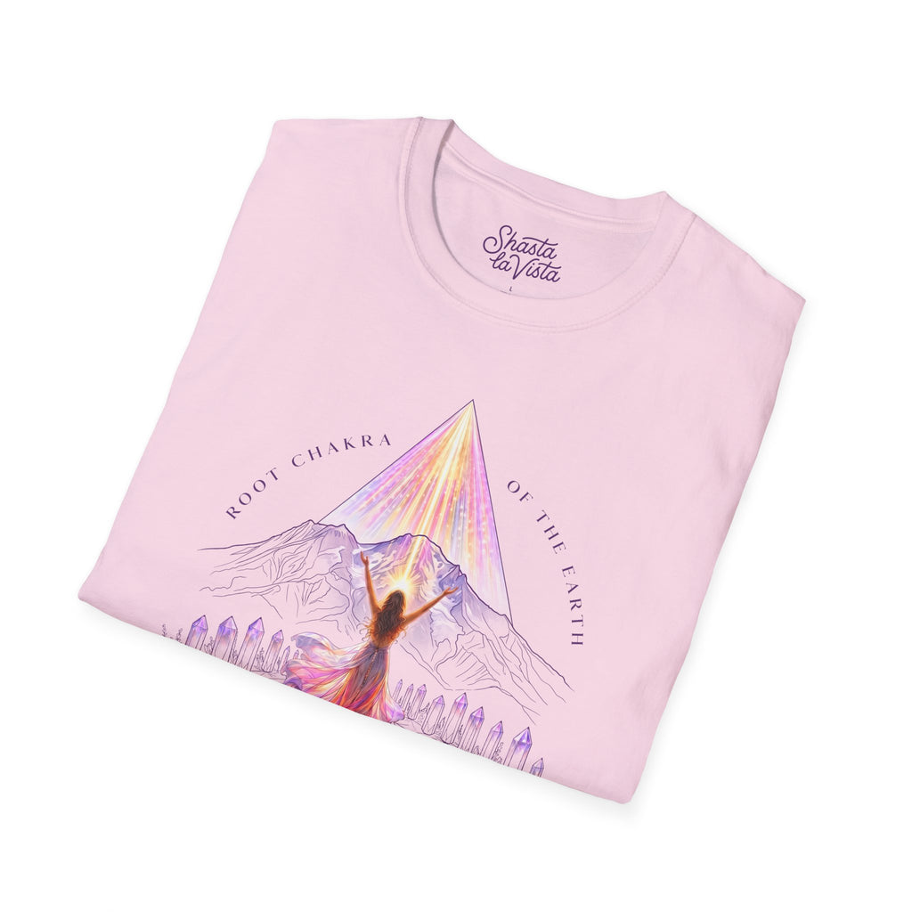 Mount Shasta Root Chakra of the Earth T-Shirt