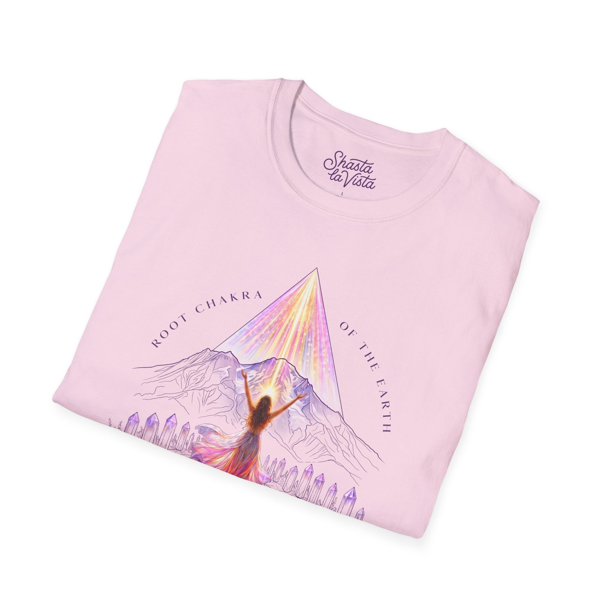 Mount Shasta Root Chakra of the Earth T-Shirt