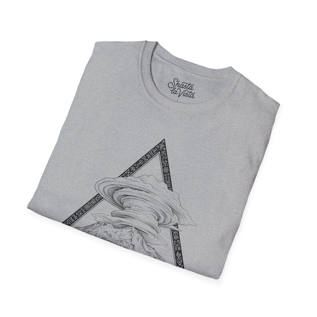 Mount Shasta California Lenticular Clouds T-Shirt
