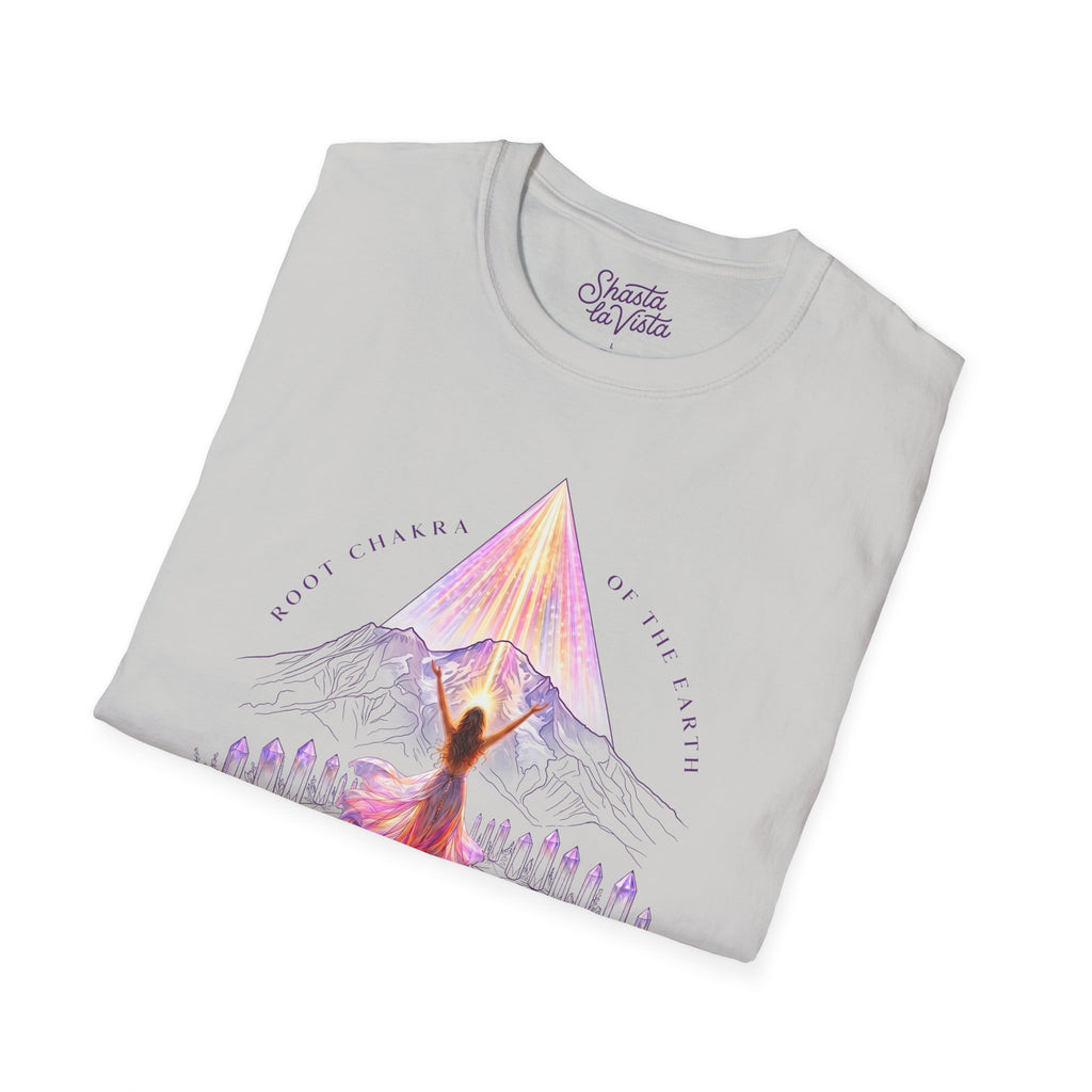 Mount Shasta Root Chakra of the Earth T-Shirt