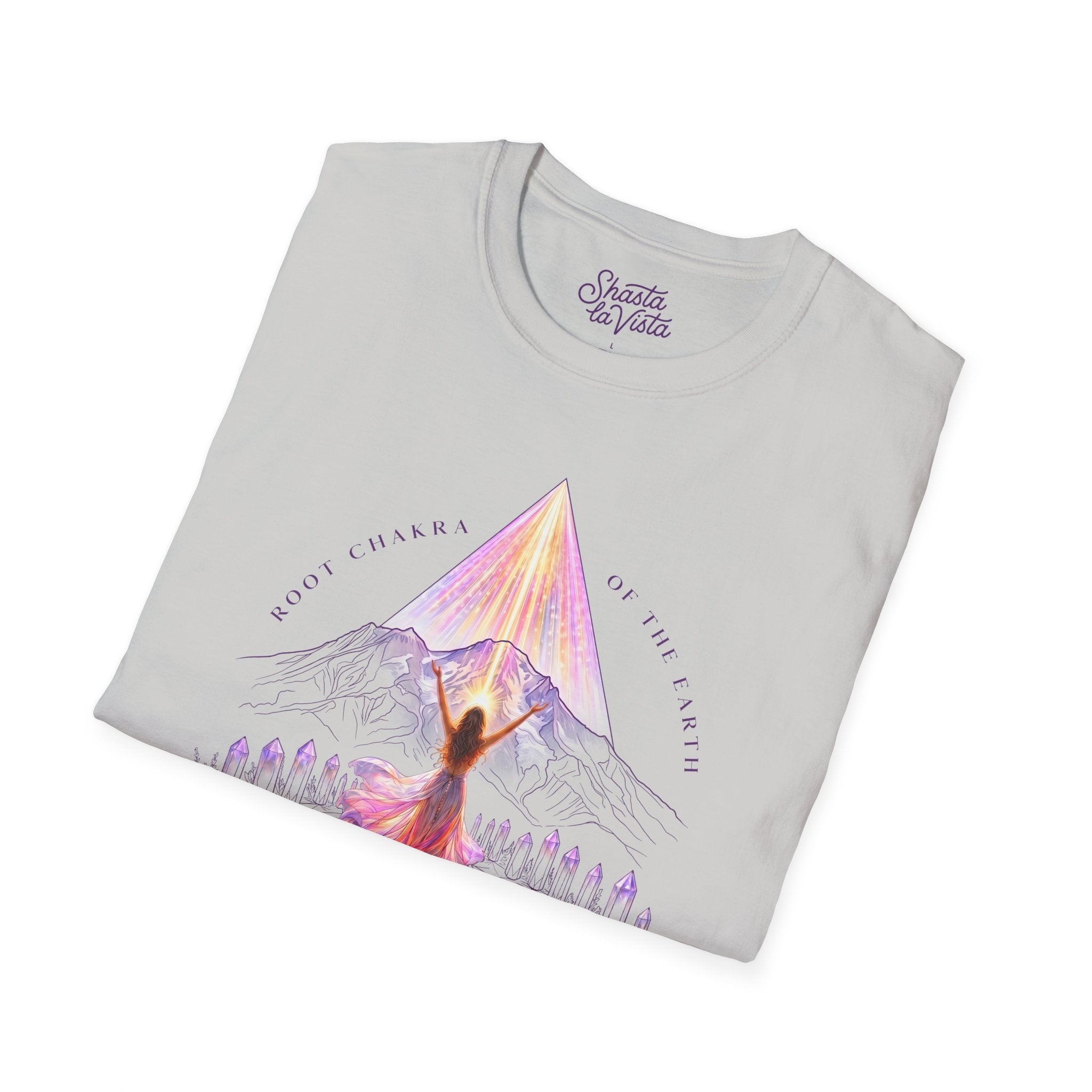 Mount Shasta Root Chakra of the Earth T-Shirt